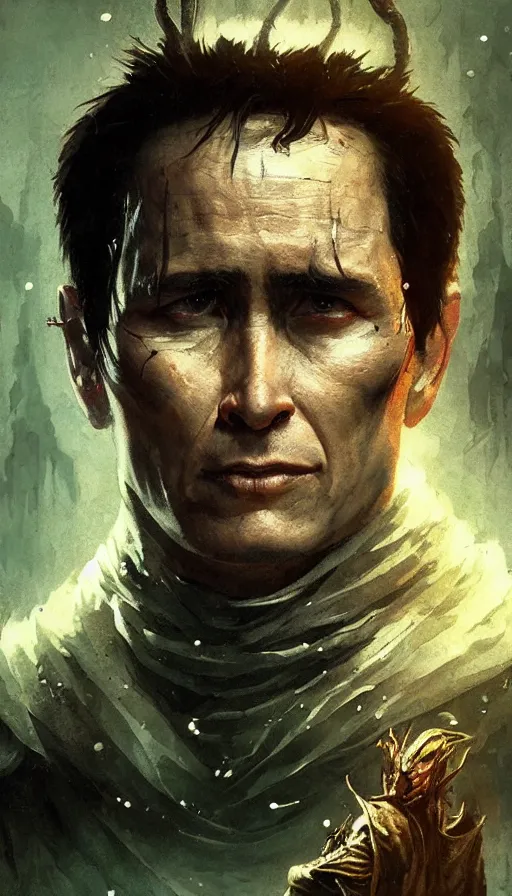 Image similar to johnny cage, sorcerer, lord of the rings, tattoo, decorated ornaments by carl spitzweg, ismail inceoglu, vdragan bibin, hans thoma, greg rutkowski, alexandros pyromallis, perfect face, fine details, realistic shaded