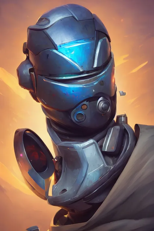 Image similar to epic mask helmet robot ninja portrait stylized as fornite style game design fanart by concept artist gervasio canda, behance hd by jesper ejsing, by rhads, makoto shinkai and lois van baarle, ilya kuvshinov, rossdraws global illumination radiating a glowing aura global illumination ray tracing hdr render in unreal engine 5