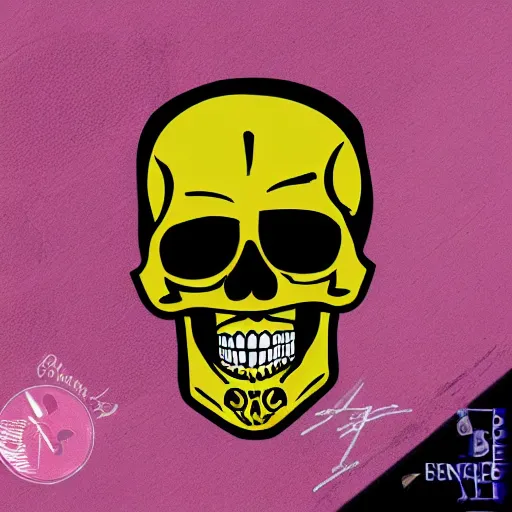 Image similar to skull chevrier, sandra 0 8 0 emblem