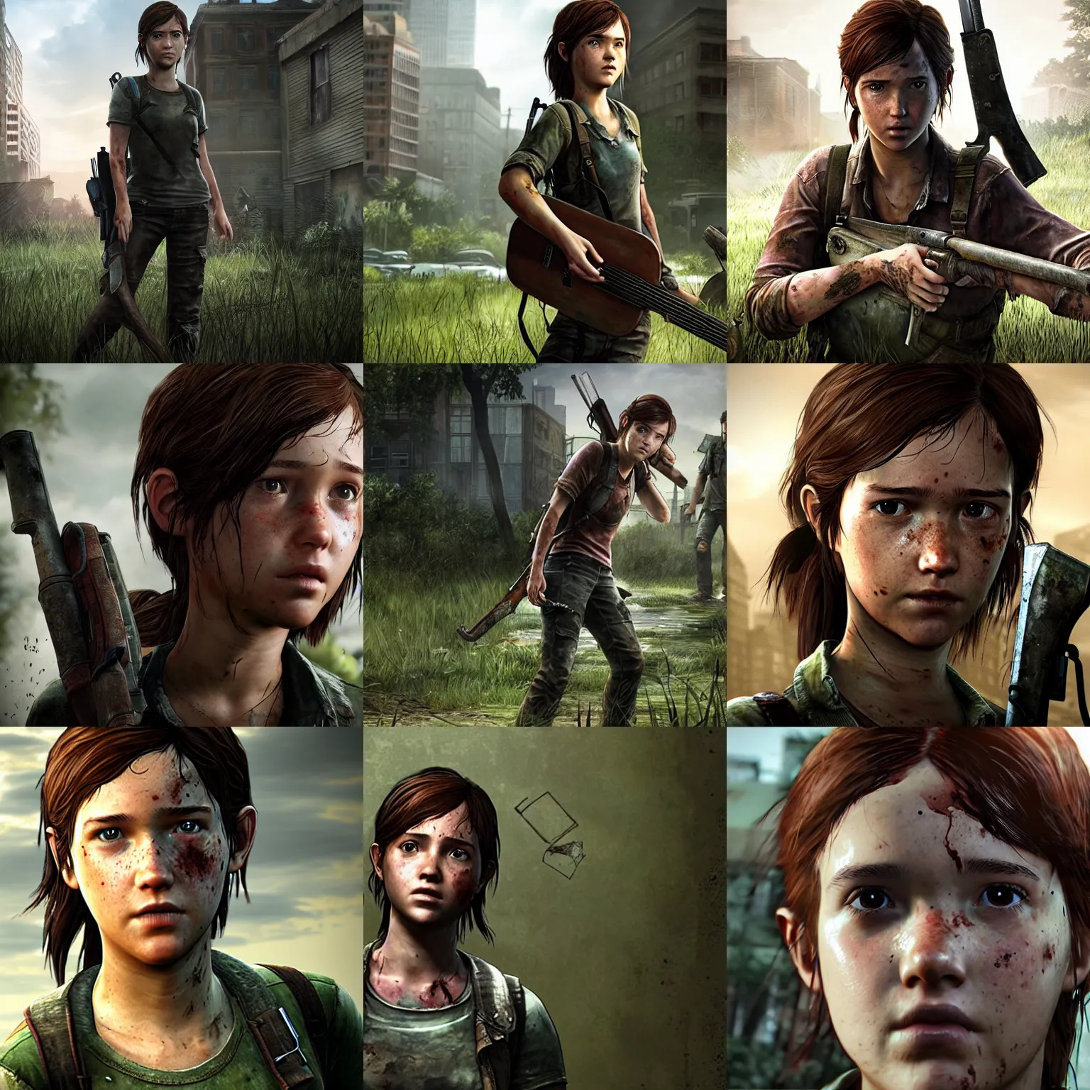 Prompt: ellie of the last of us part 2