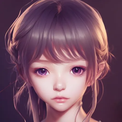 Prompt: cute girl anime portrait, extremely detailed eyes, intricate details, by stanley artgerm lau, wlop, rossdraws, james jean, andrei riabovitchev, marc simonetti, and sakimichan, tranding on artstation, unreal engine 5 rendering