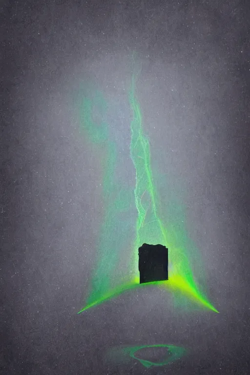 Image similar to brocken spectre, lost lost in the void, magic portal