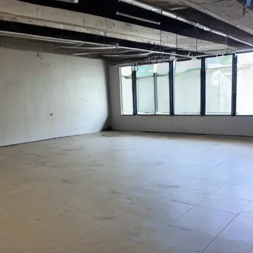 Image similar to empty real estate retail space for sale, color photo, craigslist ad