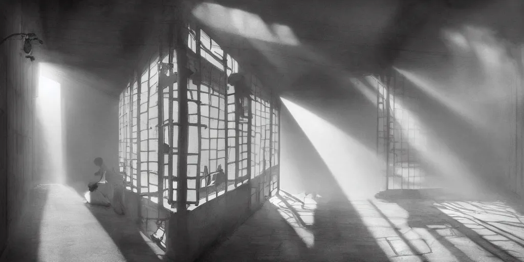 Image similar to cinematic atmospheric photo of a lost girl by fan ho, realistic, god rays