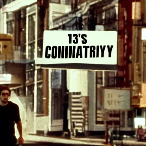 Prompt: charlie's conspiracy theory board from the tv show it's always sunny in philadelphia, cinematic still, 3 5 mm