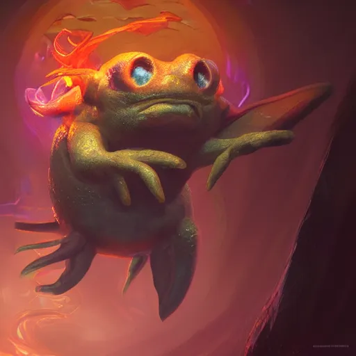 Image similar to Anthropomorphized Axolotl magician casting bright magic light spell, magic the gathering artwork, D&D, fantasy, cinematic lighting, centered, highly detailed, digital painting, artstation, concept art, smooth, sharp focus, illustration, volumetric lighting, 8k, art by Akihiko Yoshida and Greg Rutkowski