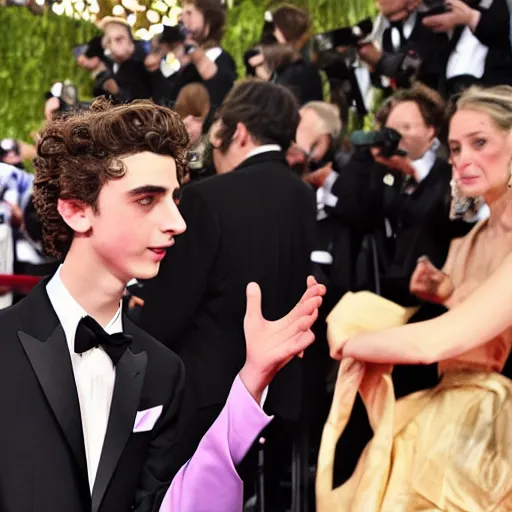 Image similar to timothee chalamet blowing a kiss