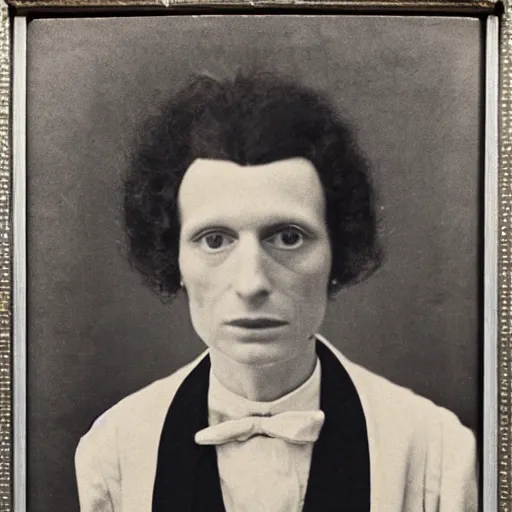 Prompt: close up photo portrait of a 19th doctor in a medical coat by Diane Arbus and Louis Daguerre