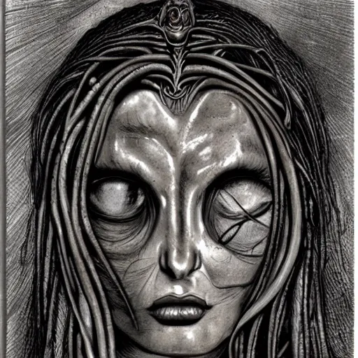 medusa by h. r. giger - 4 | Stable Diffusion | OpenArt