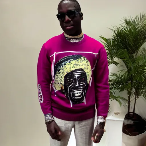 Purple hot sale gucci sweater