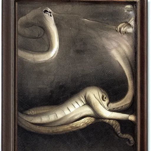 Image similar to snake by henry fuseli