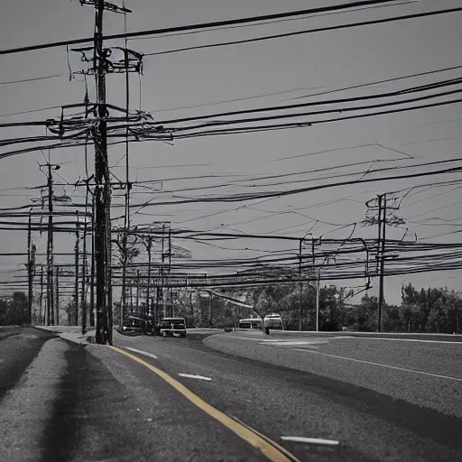 Prompt: a perfect photo of utility poles. Behance