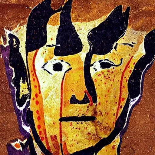 Image similar to Cave-painting! Of ((((Donald trump))))