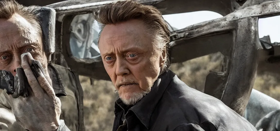 Prompt: christopher walken as logan in the movie logan ( 2 0 1 7 )