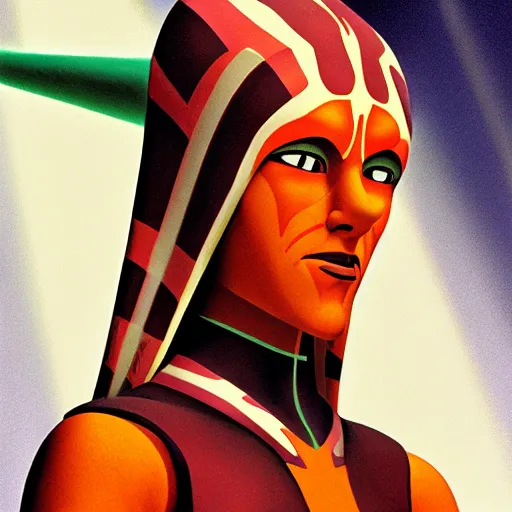 Image similar to ahsoka tano designed by Ralph McQuarrie