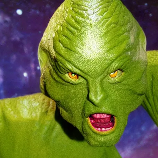 Prompt: a photosynthetic alien, star trek