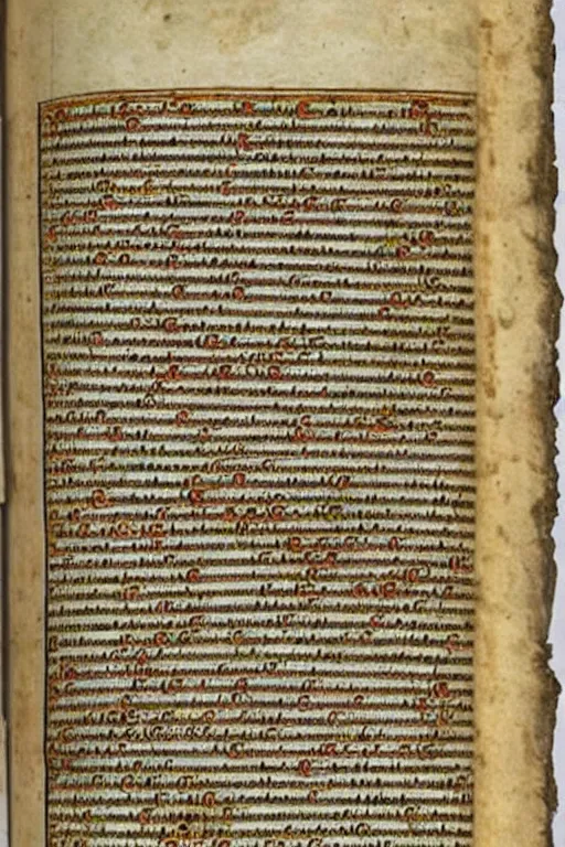 Prompt: a latin manuscript, with detailed, legible lettering