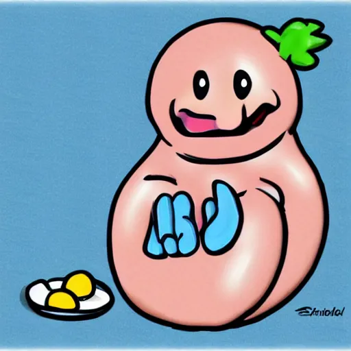 Image similar to smiling marshmallow jelly beans cartoon