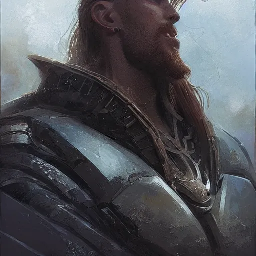 Image similar to mechanical king of multiverse, portrait, elden ring, by greg rutkowski