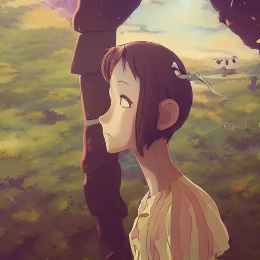 Image similar to an anthropomorphic giraffe wearing a dress, illustration concept art anime key visual trending pixiv fanbox by wlop and greg rutkowski and makoto shinkai and studio ghibli and kyoto animation symmetrical facial features
