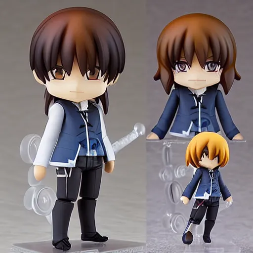 Image similar to wizard, nendoroid, figurine, detailed product photo