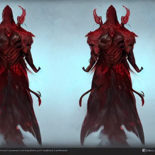 Prompt: Kitava from path of exile video game, concept art, digital painting, highly detailed