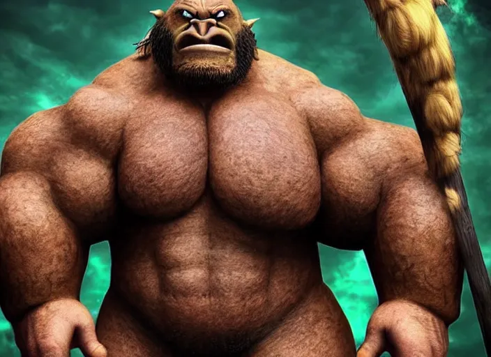 Prompt: very very very big hairy burly strongman orc.