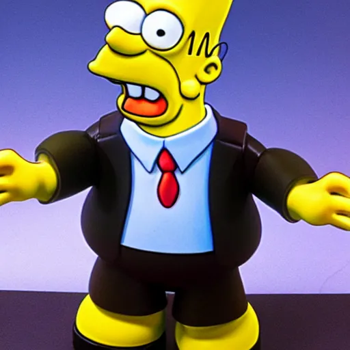 Image similar to homer simpson as as an aardman figure