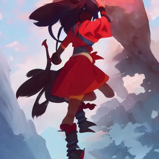 Image similar to hero world inuyasha, behance hd by jesper ejsing, by rhads, makoto shinkai and lois van baarle, ilya kuvshinov, rossdraws global illumination