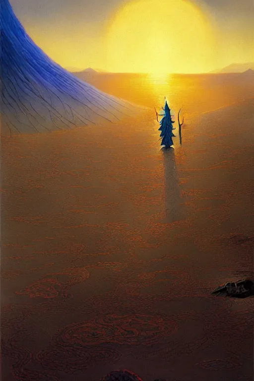 Image similar to tengri, painting by jean giraud, greg rutkowski