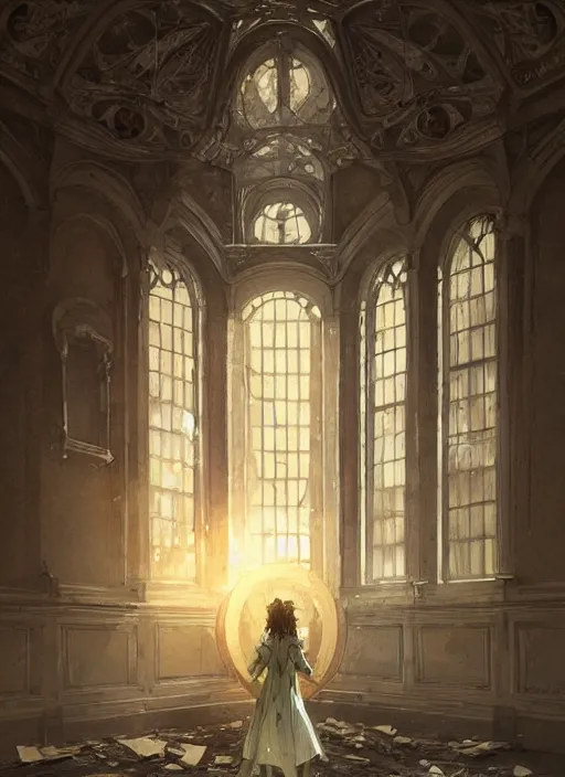 Image similar to perfectly - centered - portrait of a beautiful lady inside abandoned asylum, light comes from the window, intricate, highly detailed, digital painting, artstation, concept art, smooth, sharp focus, illustration, unreal engine 5, 8 k, art by artgerm and greg rutkowski and alphonse mucha
