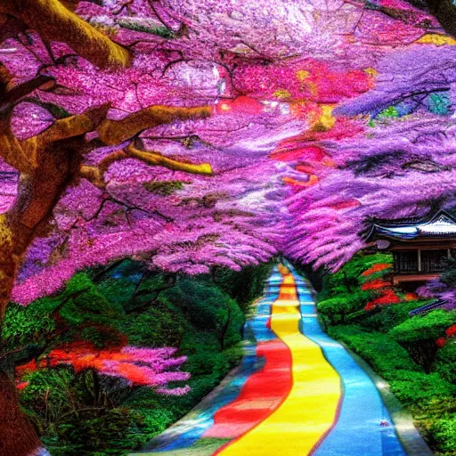 Prompt: japan on lsd