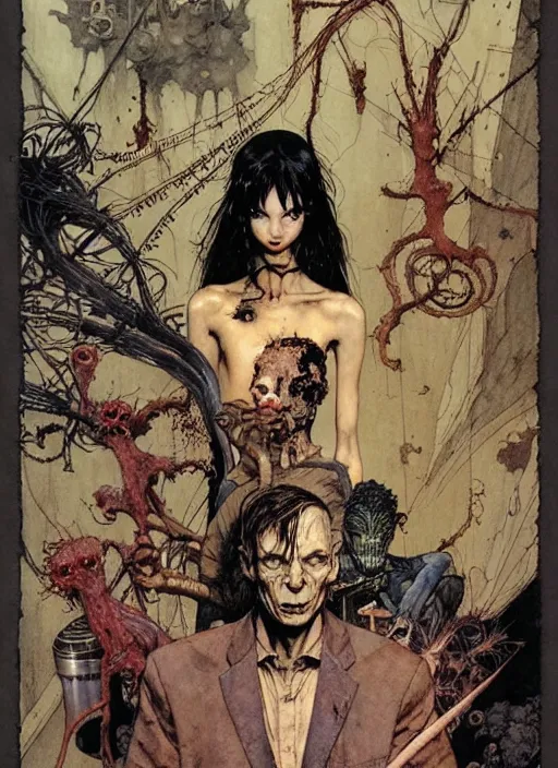 Image similar to sandman comic by chiara bautista and beksinski and norman rockwell and greg rutkowski weta studio, and lucasfilm