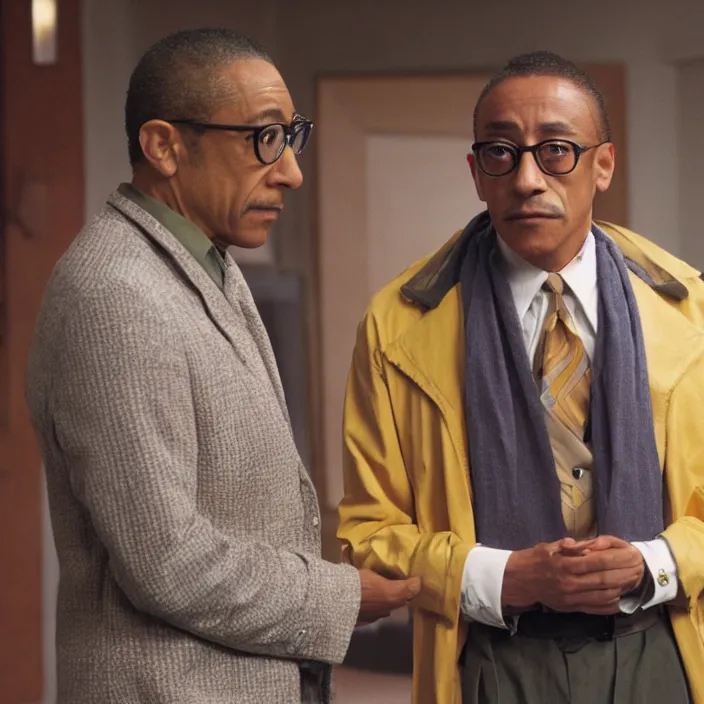 Prompt: Gus Fring played by Giancarlo esposito in Mel Brooks Man in Tights, 4k,