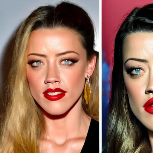 Image similar to danny trejo and amber heard face mix, amber trejo