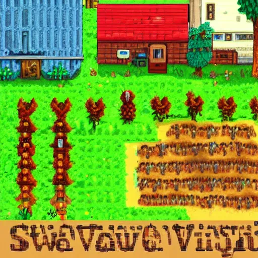 Image similar to Bernie Sanders in Stardew Valley 4k