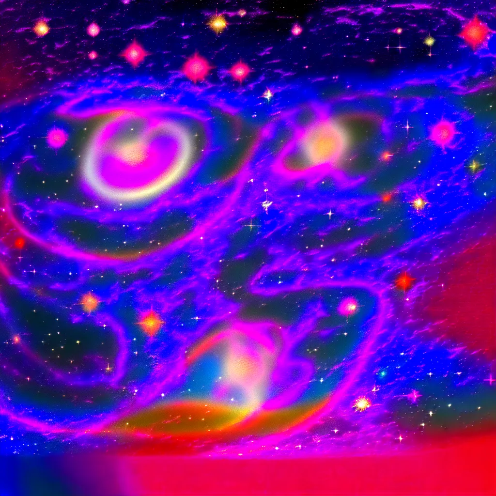 Image similar to harmony of the universe, digital art