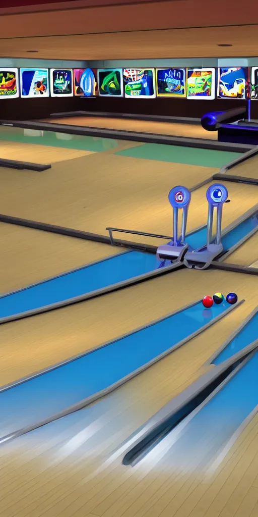 Image similar to Wii Sports Bowling Alley