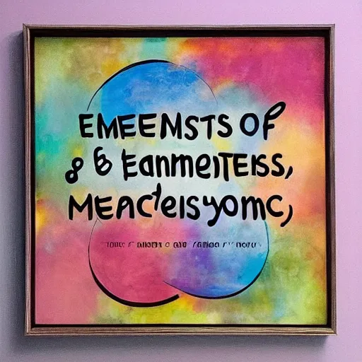 Image similar to elements of harmony : honestly, kindness, laughter, generosity, loyalty and magic 🎨🖌