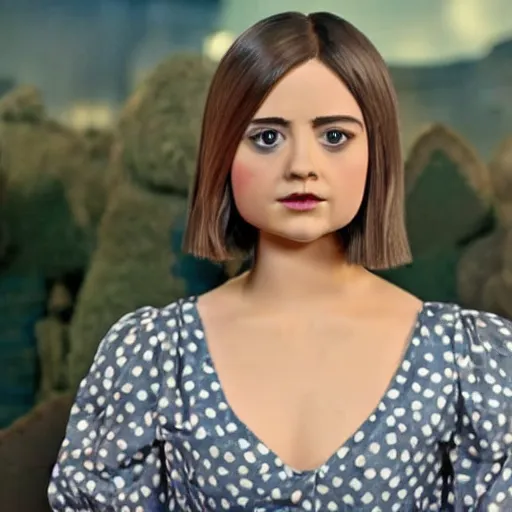 Image similar to jenna coleman claymation