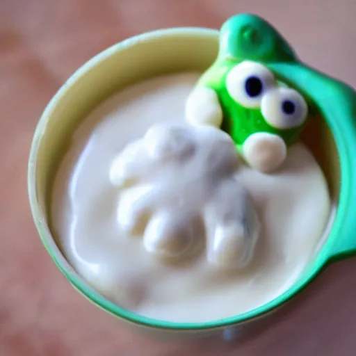 Image similar to yogurt covered frog