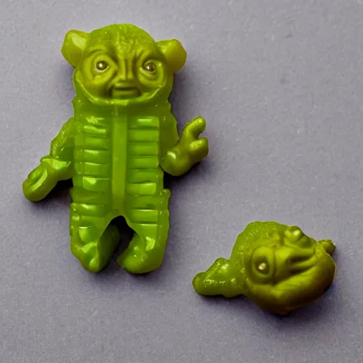 Prompt: Gollum as a Haribo Gummy bear