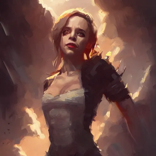 Prompt: catgirl rachel mcadams, oil painting, Tooth Wu, Greg Rutkowski, RPG portrait, dynamic lighting, fantasy art, High contrast, depth of field