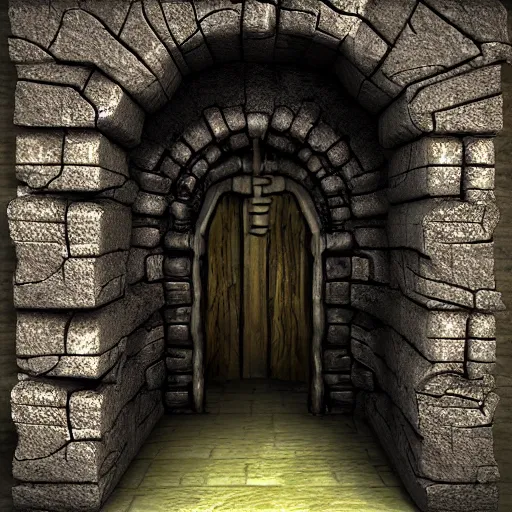 Prompt: dark portal entrance, 3d fantasy video game