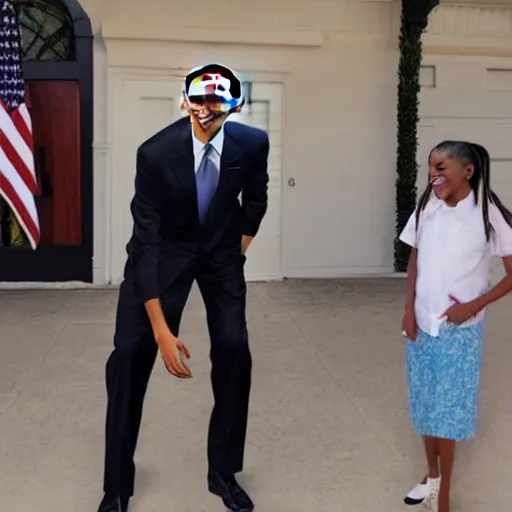 Prompt: obama as a popular tiktoker