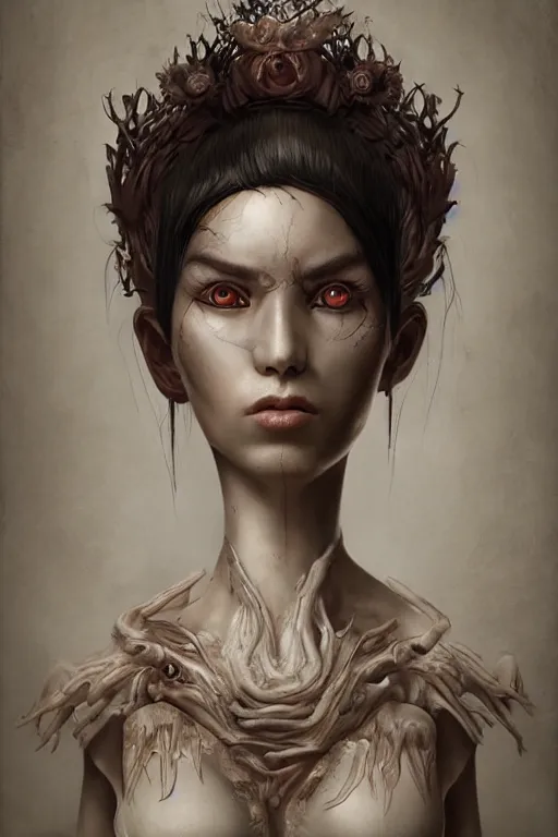 Image similar to a portrait of a character in a hostile environment by natalie shau, naoto hattori, jacqueline e and bastien lecouffe deharme, trending on artstation, artstationhd, artstationhq, unreal engine, 4 k, 8 k