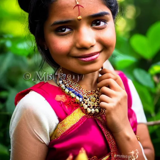 Bhartiya Half Sleeves Blouse & Purple Nauvari Saree Kids Wear | Kids  designer dresses, Nauvari saree, Saree