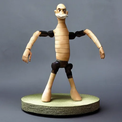 Image similar to cartoon forbidden sculpture toy on display