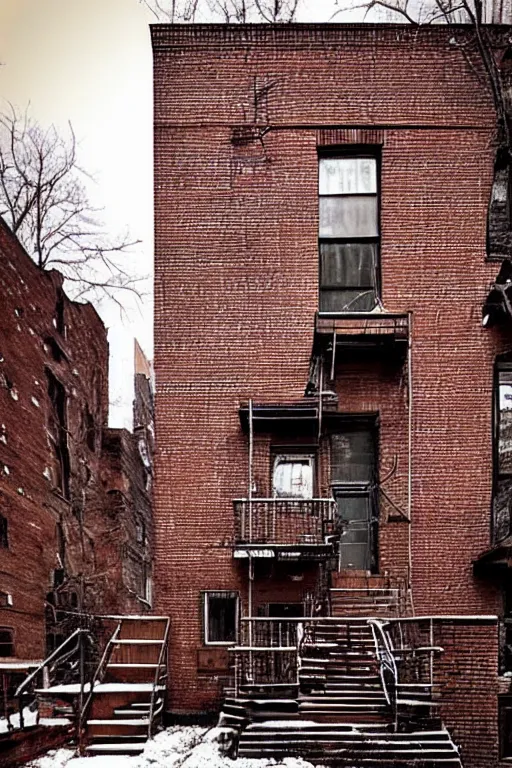 Prompt: (((((a ramshackle manhattan brick brownstone deep in the forest))))) by Andrei Riabovitchev!!!!!!!!!!!!!!!!!!!!!!!!!!!