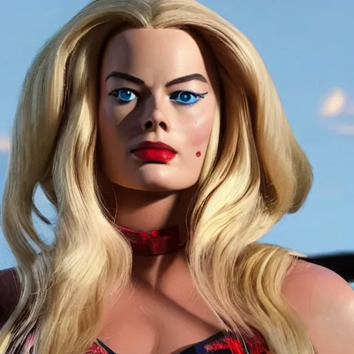 Prompt: margot robbie hasbro g. i joe 4 k